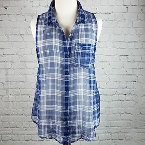 Abercrombie and Fitch sheer sleeveless top